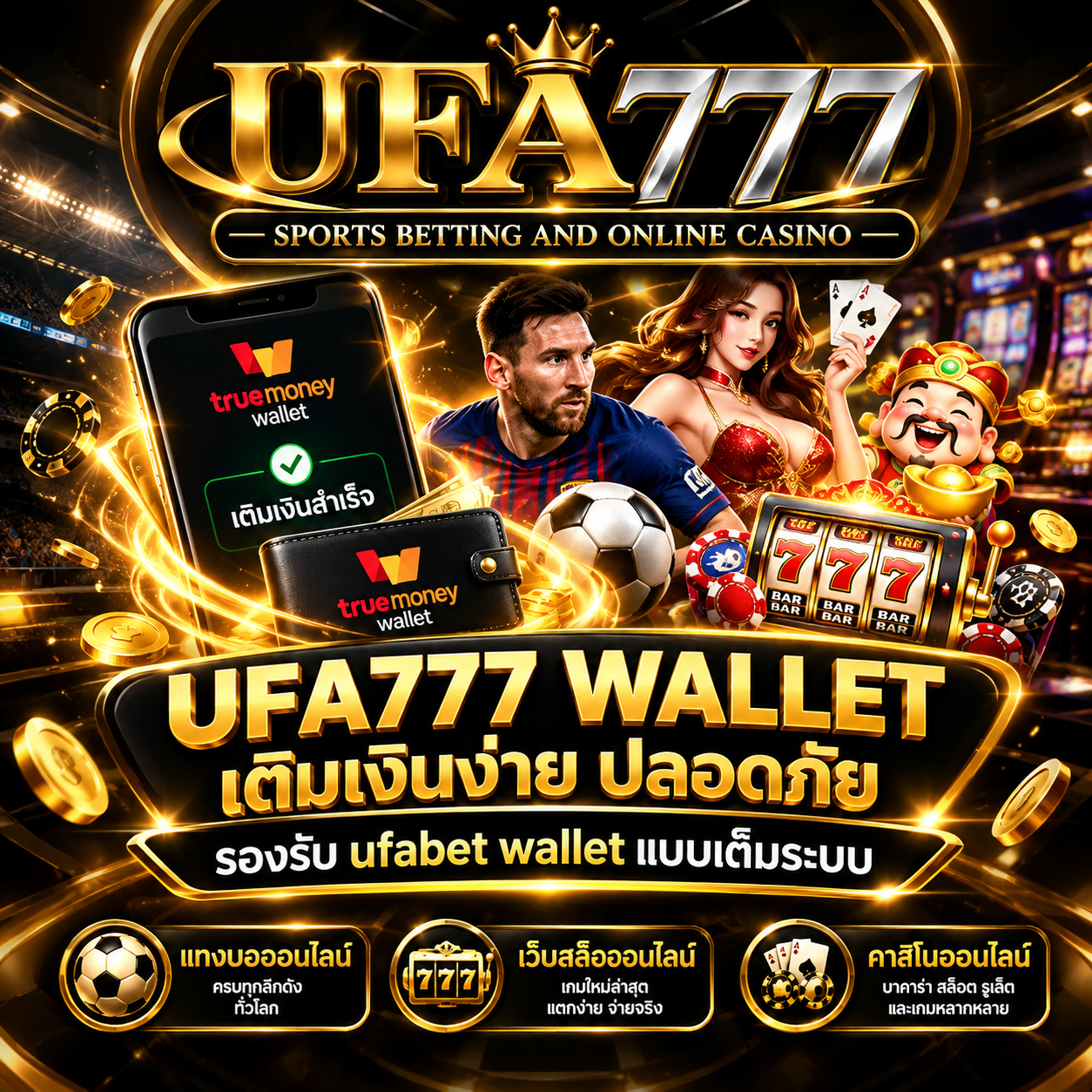 ufa777 wallet เติมเงินง่าย ปลอดภัย รองรับ ufabet wallet แบบเต็มระบบ